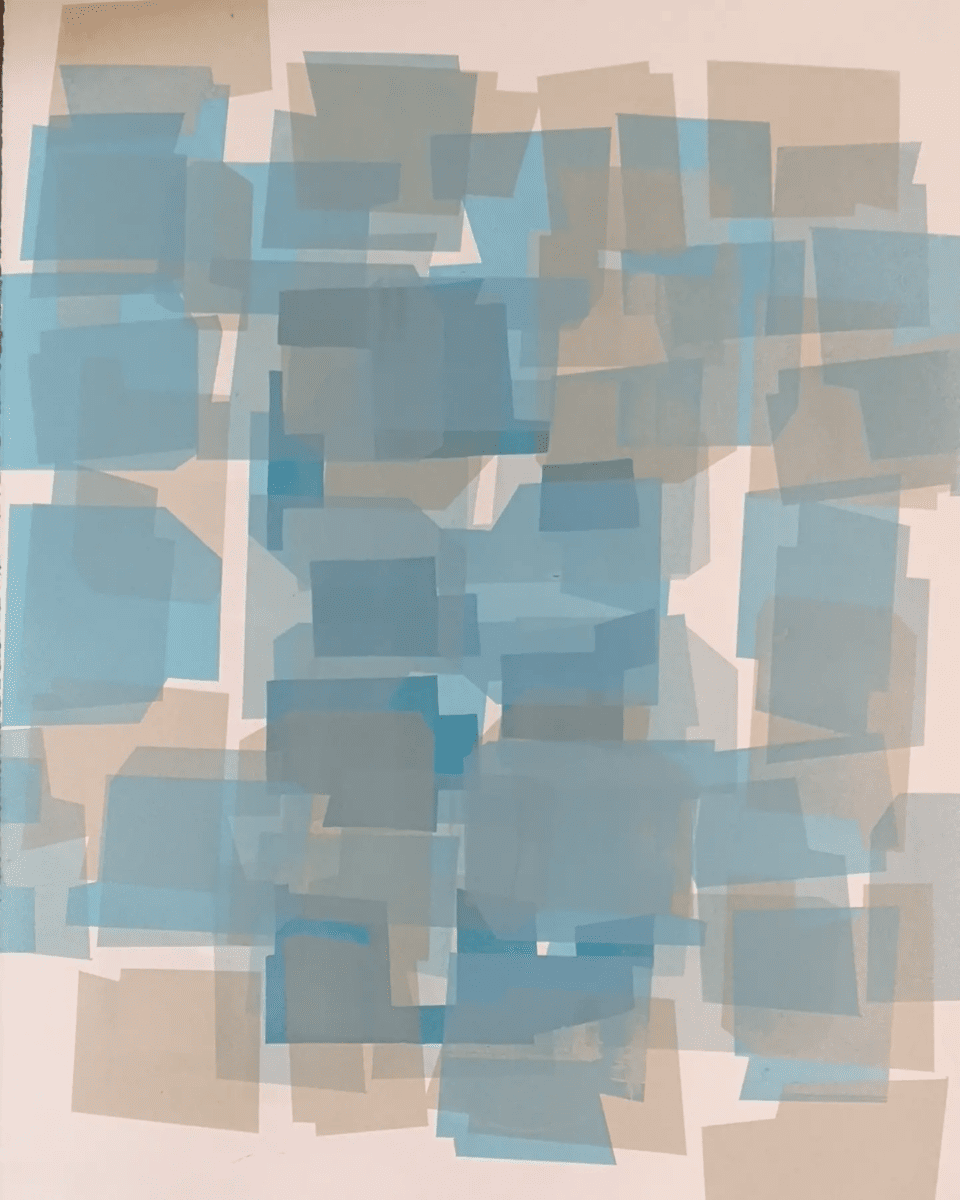 Figures planes 2022 65x50 cm recherches paralleles impression sur papier olin