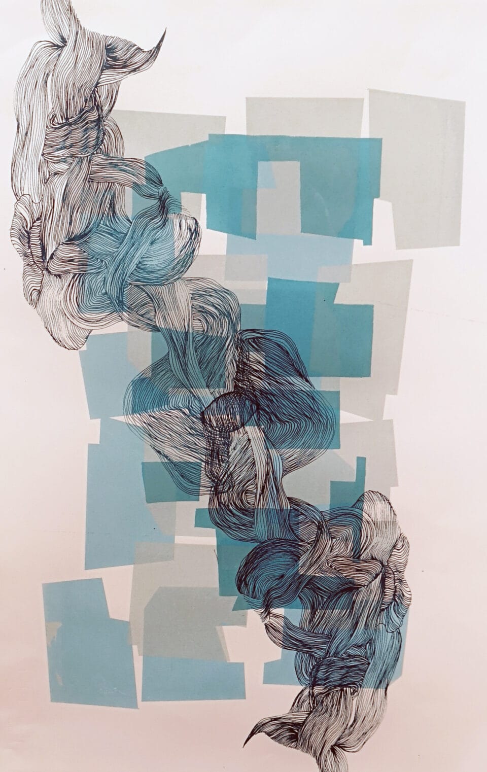 Jointures2 impression 50x60cm sur papier Rives BFK